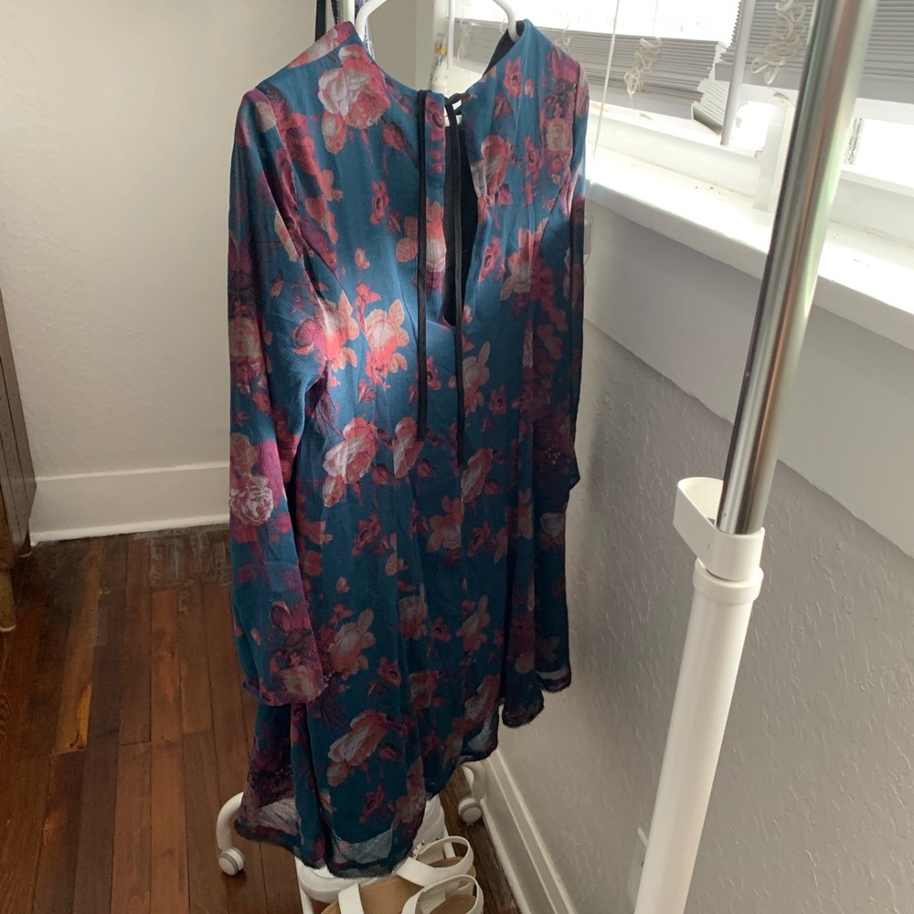 Flowery Fall Dress